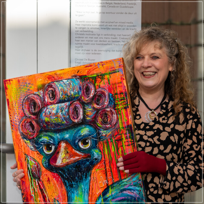 Queeny Dieke bij Kunstforum