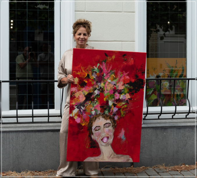 Queeny Dieke bij Kunstforum