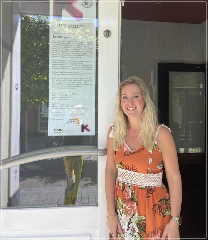 Queeny Dieke bij Kunstforum